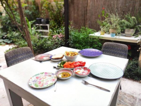 Big garden apt in central TLV